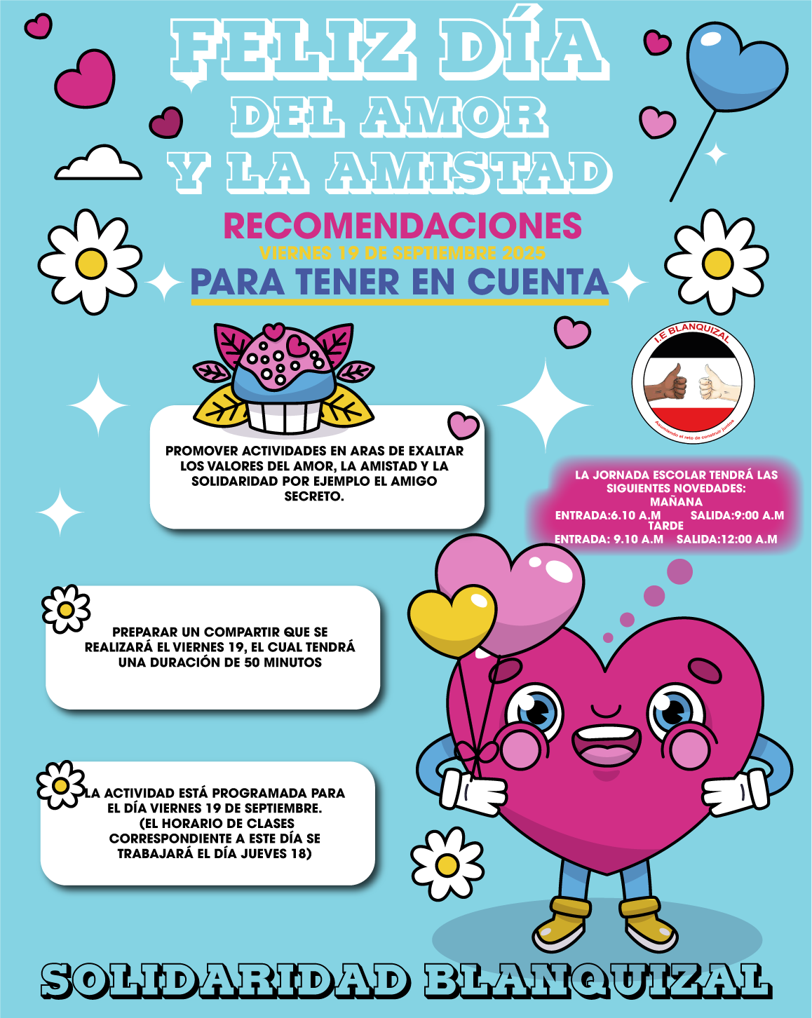 Invitación a celebrar la solidaridad en amor y amistad